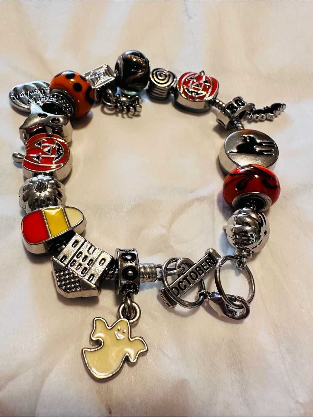 Vintage Willabee & Ward October Halloween Charm Bracelet bought 2003